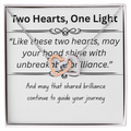 Two Hearts, One Light-Necklace