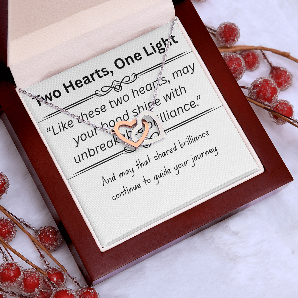 Two Hearts, One Light-Necklace