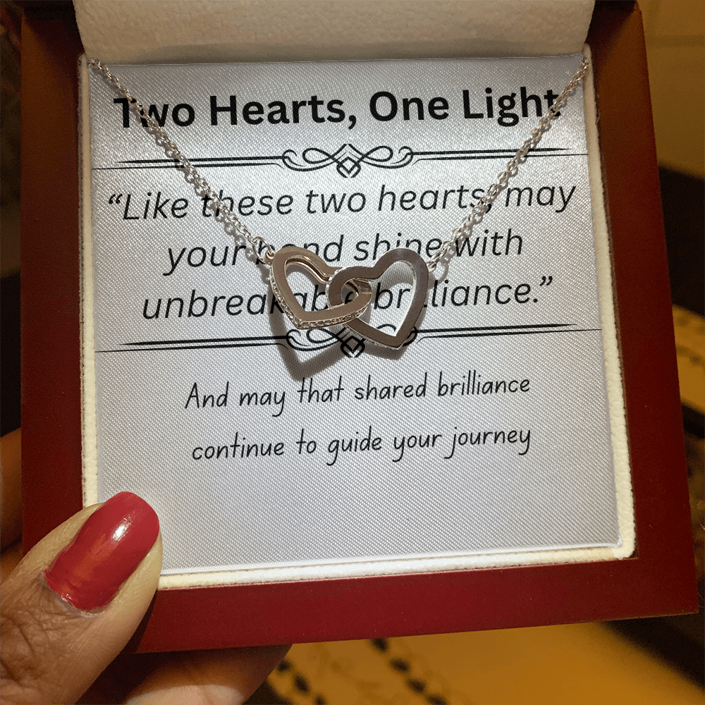 Two Hearts, One Light-Necklace