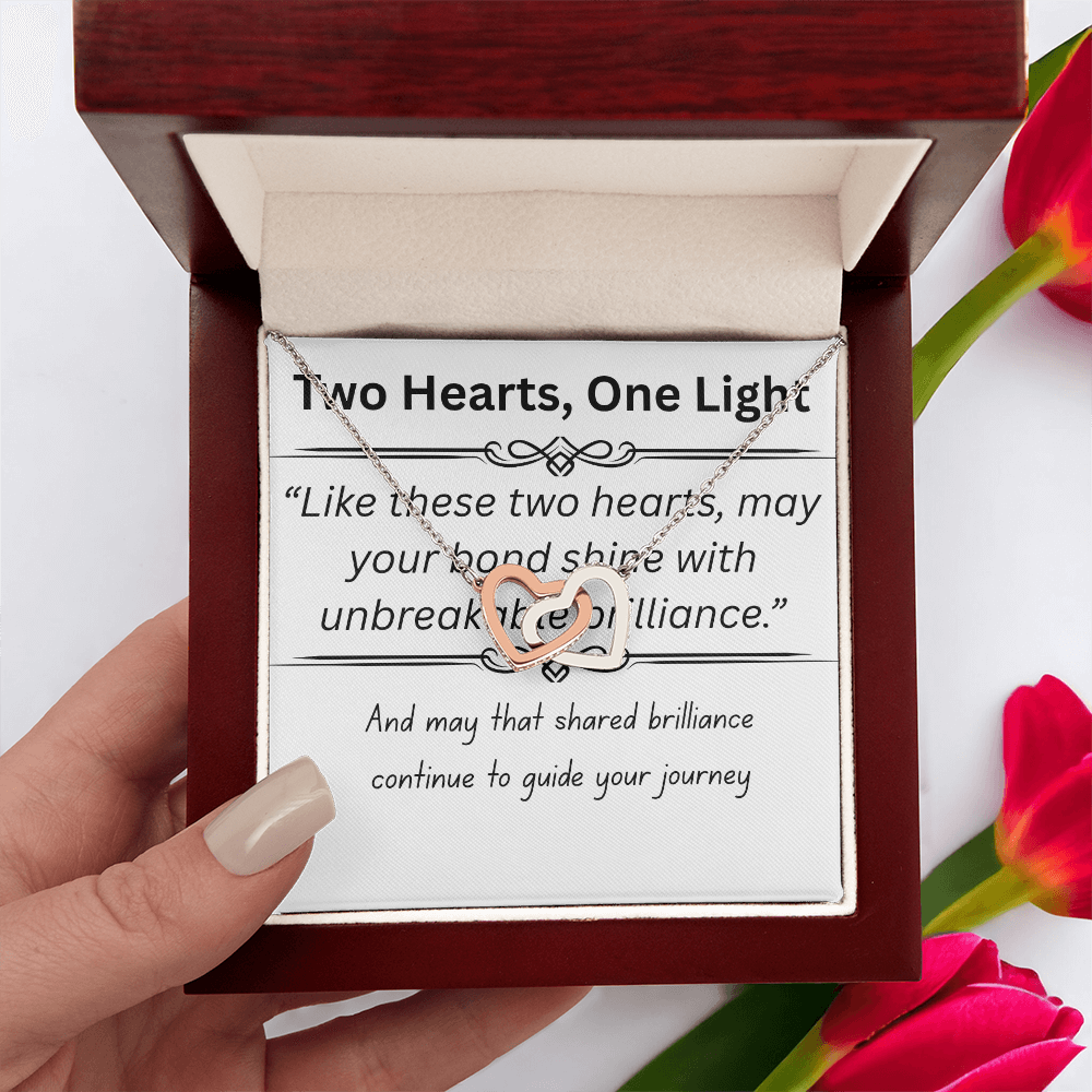 Two Hearts, One Light-Necklace