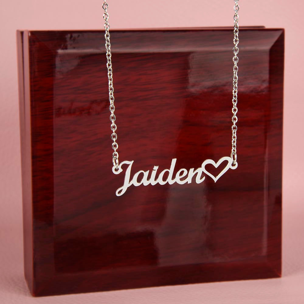 Personal-Heart  Name-Necklacr