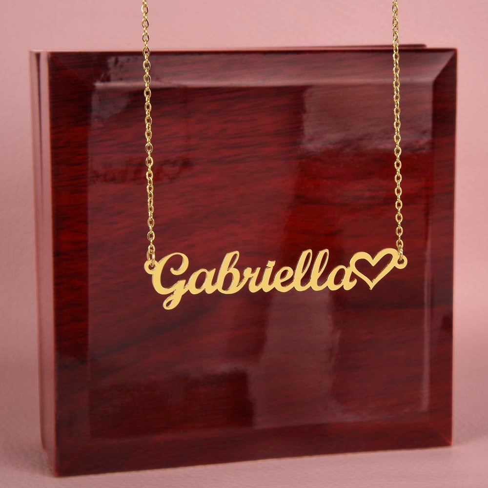 Personal-Heart  Name-Necklacr
